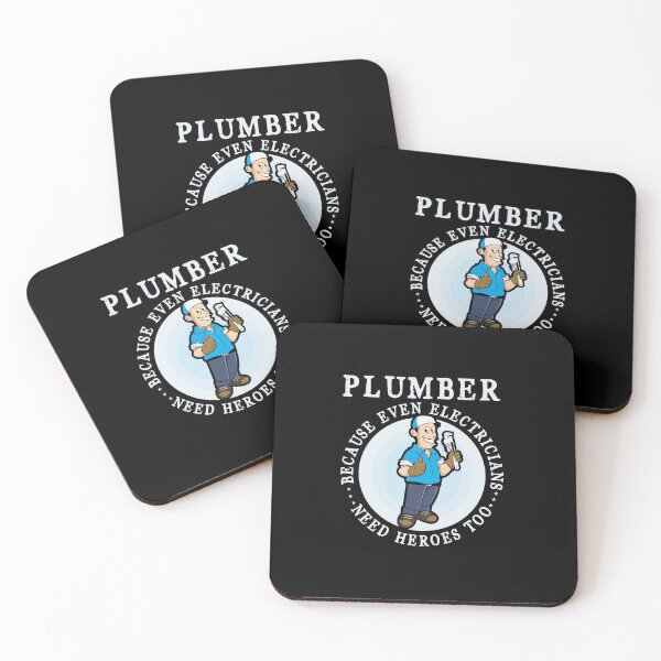 Item preview, Plumber because even Electricians need Heroes Funny T Shirt designed and sold by Gerald Waters.