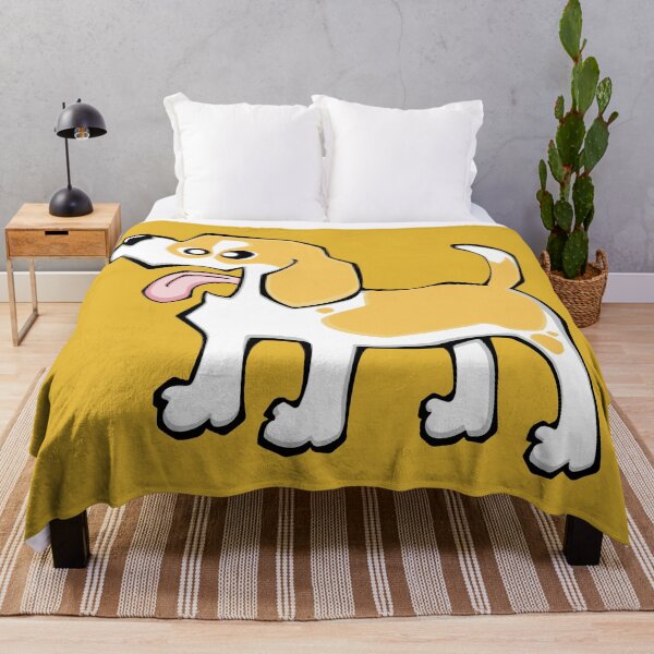 Item preview, Beagle - Lemon and White (Full Body) YELLOW BG designed and sold by TheChicken.