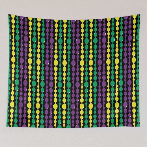 Item preview, Mardi Gras Bead Curtain designed and sold by implexity.
