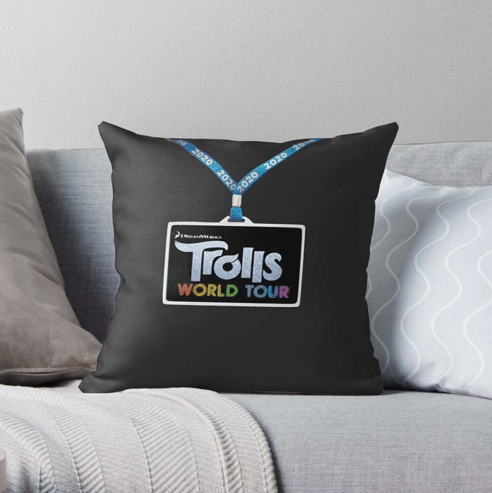 trolls world tour pillow