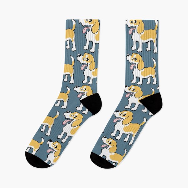 Item preview, Beagle - Lemon and White (Full Body) BLUE BG designed and sold by TheChicken.