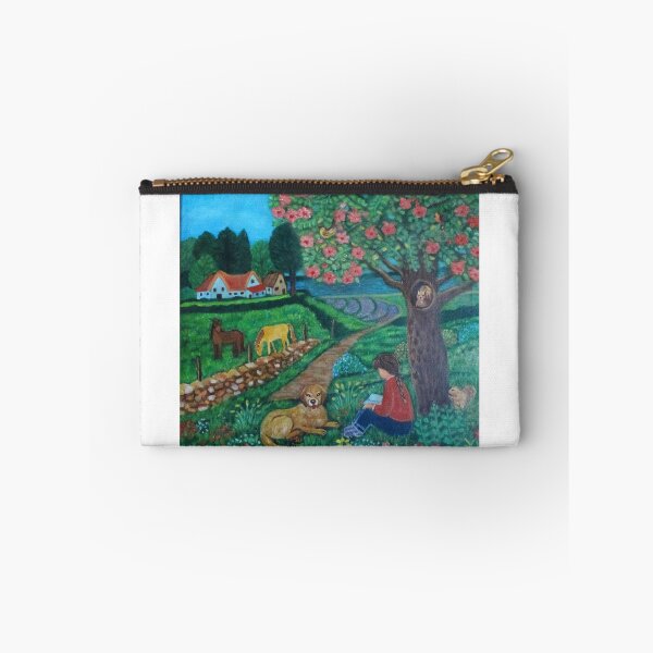 Item preview, Girl reading under a tree. designed and sold by gloria47.