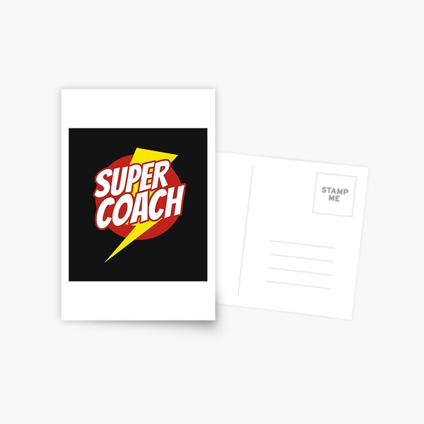 Item preview, Super Coach - Funny Coaching Superhero - Lightning Edition designed and sold by isstgeschichte.