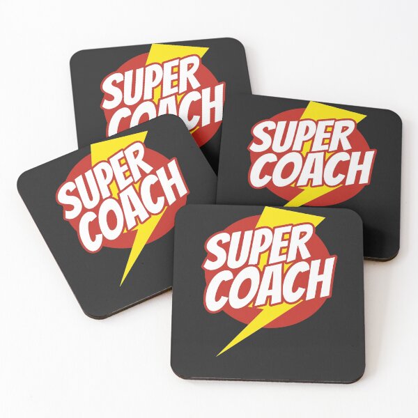 Item preview, Super Coach - Funny Coaching Superhero - Lightning Edition designed and sold by isstgeschichte.