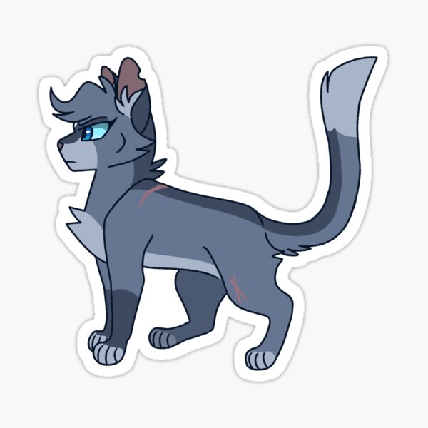 Bluestar Warrior Cats Sticker for Sale by PureSpiritFlowr