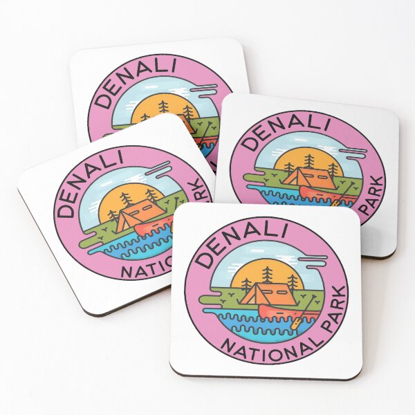 Artikelvorschau, Denali Nationalpark Alaska kampierendes Kanu entworfen und verkauft von DESTINATIONS DECAL DOS.