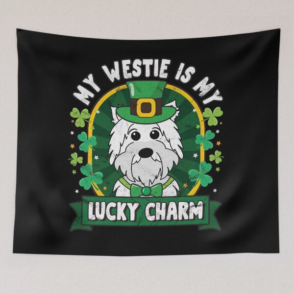 Item preview, Westie West Highland is my Lucky Charm St Patricks designed and sold by rafaeltto.