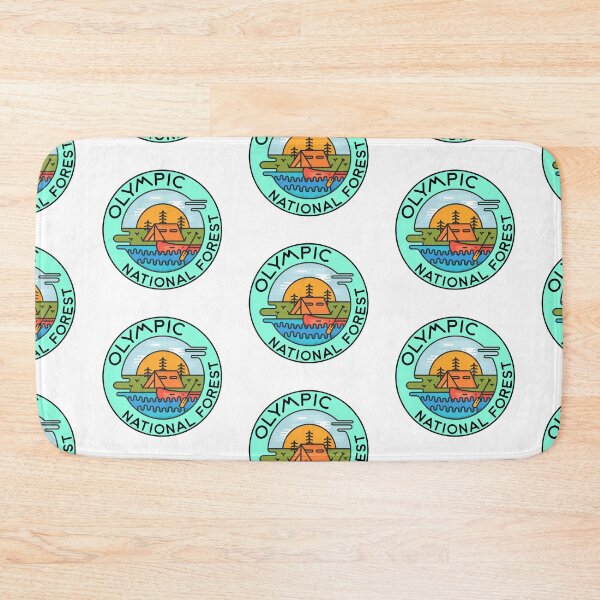 Item preview, Olympic National Forest Washington Camping Canoe designed and sold by DESTINATIONS DECAL DOS.