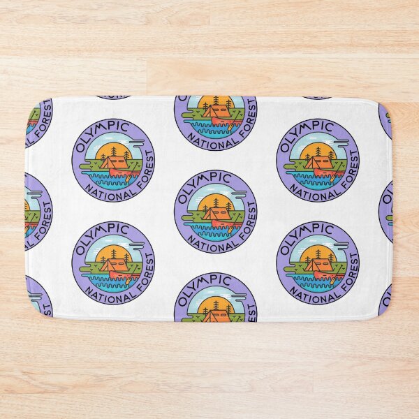 Item preview, Olympic National Forest Washington Camping Canoe designed and sold by DESTINATIONS DECAL DOS.