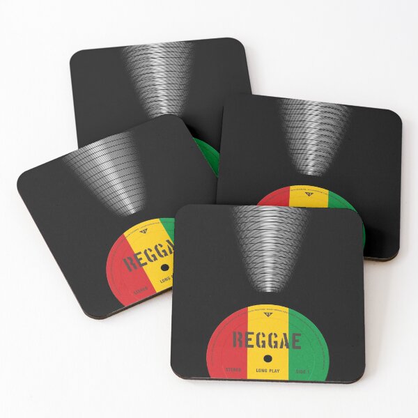 VINYL MUSIC / Reggae Coasters (Set of 4)