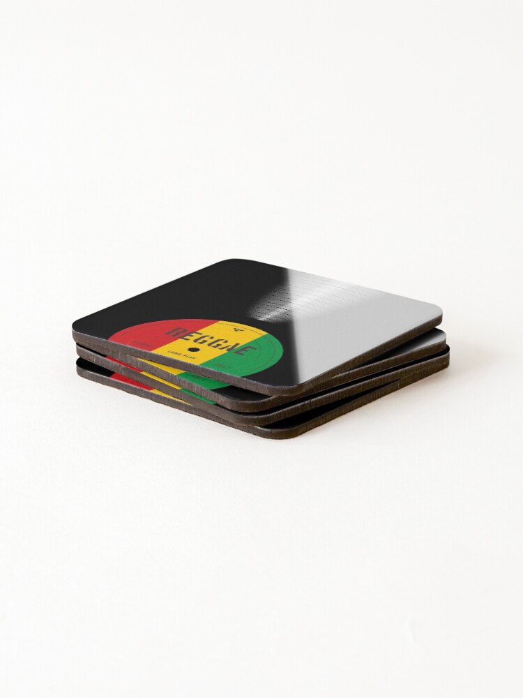 Alternate view of VINYL MUSIC / Reggae Coasters (Set of 4)