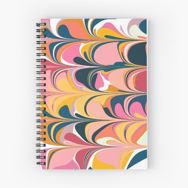 Item preview, Abstract Marbled Design in Bright and Bold Colors designed and sold by JuneJournal.