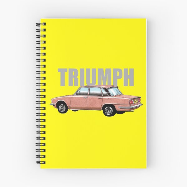 Item preview, Triumph 2500 TC saloon car illustration (with text) designed and sold by Retroblast.