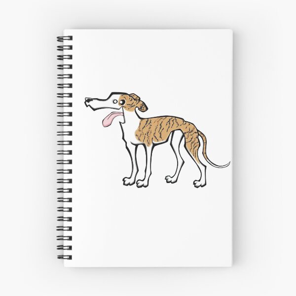 Item preview, Greyhound - Light Brindle and White (Full Body) WHITE BG designed and sold by TheChicken.
