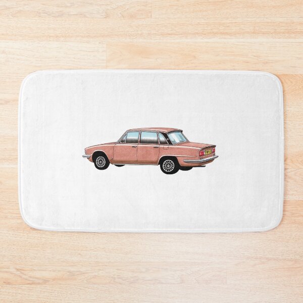 Item preview, Triumph 2500 TC saloon car illustration designed and sold by Retroblast.