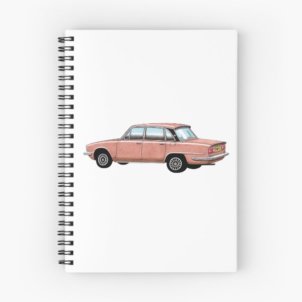 Item preview, Triumph 2500 TC saloon car illustration designed and sold by Retroblast.