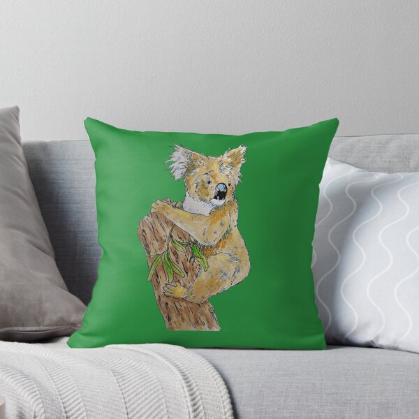 Artikelvorschau, Koala mit Eukalyptusblättern entworfen und verkauft von KittyKez.