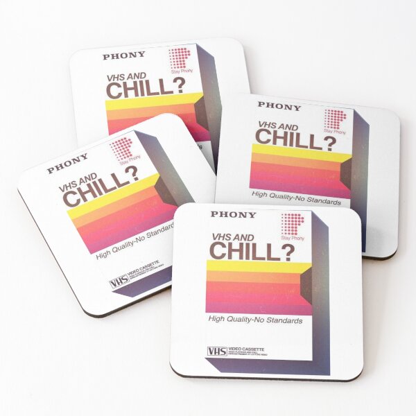 Item preview, VHS and Chill? designed and sold by DoodleDashCollective.