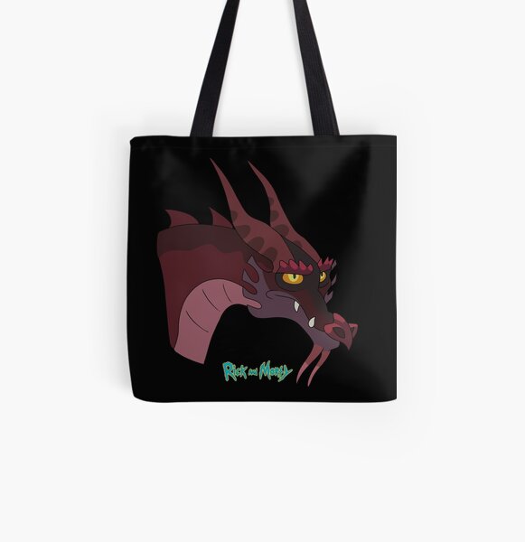 Rick and Morty - Dragon All Over Print Tote Bag