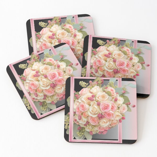 Item preview, Pretty Pink and White Roses designed and sold by Paula Helit.
