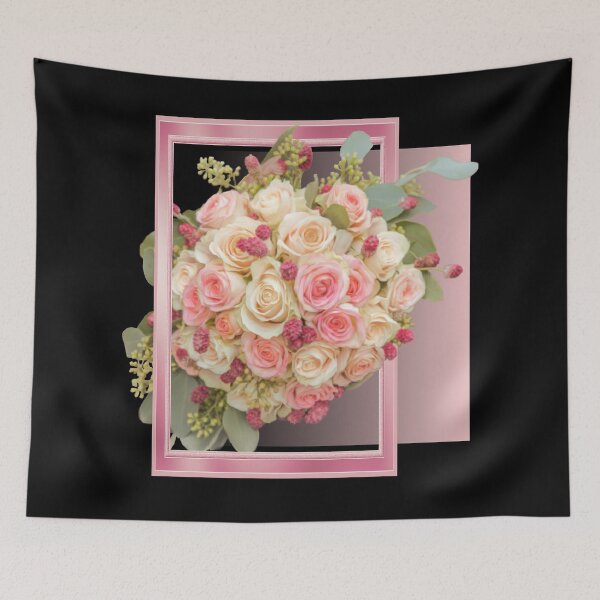 Item preview, Pretty Pink and White Roses designed and sold by Paula Helit.