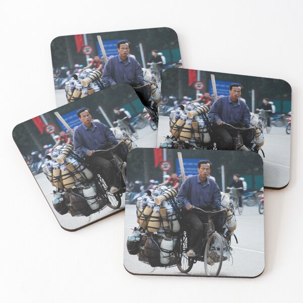 Item preview, Bicycle Carrying Porcelain Flower Pots Hanoi, Vietnam designed and sold by worldways.