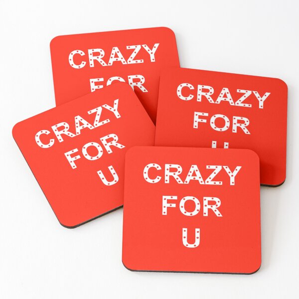 Item preview, Crazy for u designed and sold by Nonsense and Relish.