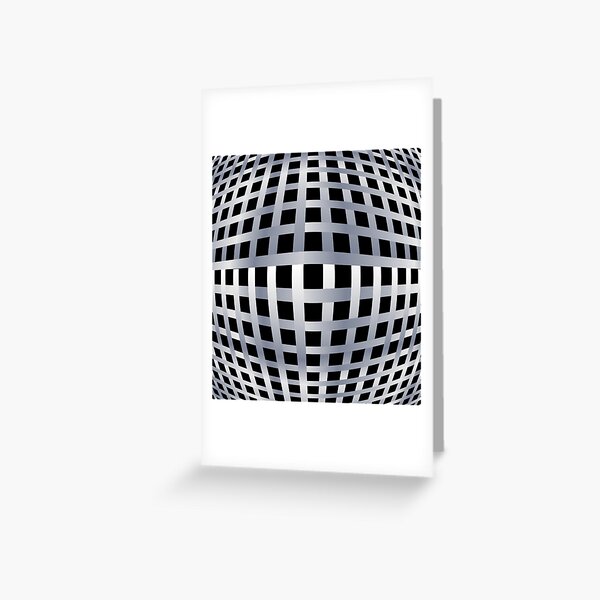 Solid mesh, volume representation Greeting Card
