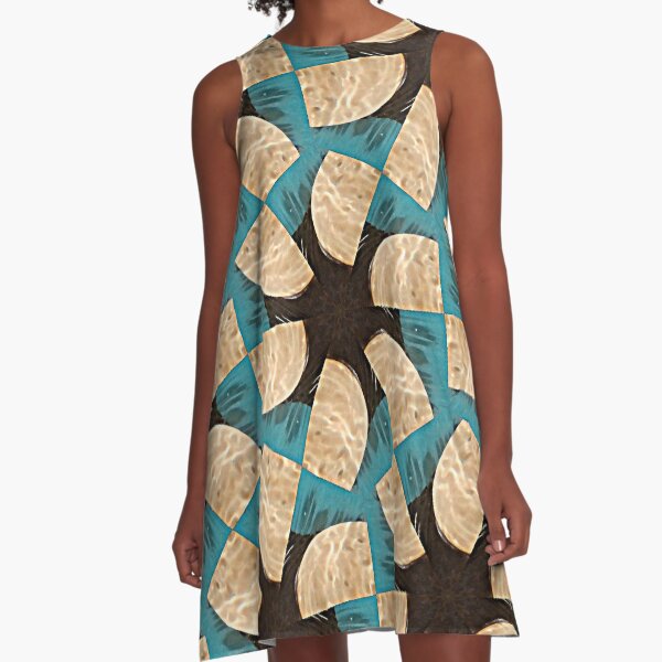 Underwater Flower A-Line Dress