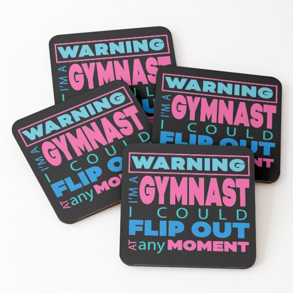 Item preview, Warning - Gymnast Flipping Out designed and sold by Eye on the Blueline.