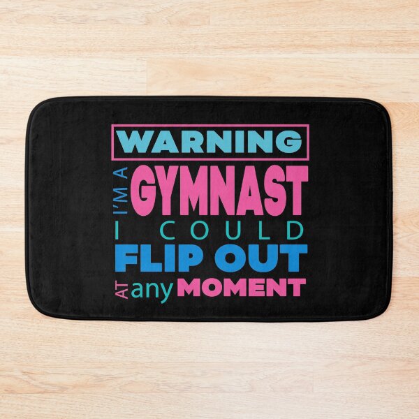 Item preview, Warning - Gymnast Flipping Out designed and sold by Eye on the Blueline.
