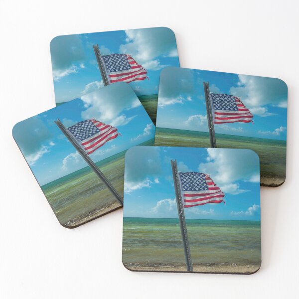 Item preview, Tattered Stars and Stripes Boca Chica Key designed and sold by johnlackphotos.