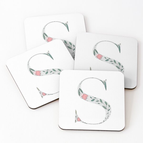 Item preview, letter S with florals designed and sold by shay Sabs.