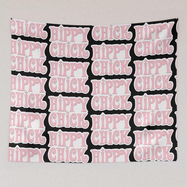 Item preview, Hippy Chick Popular Meme Speech Pink designed and sold by sosavvvy.