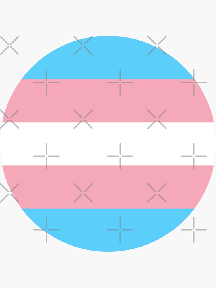 Transgender Pride Flag Sticker Sticker By Kulakposting Redbubble