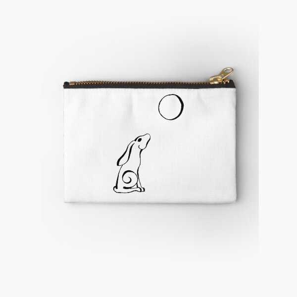 Item preview, Moongazing hare - black designed and sold by Pookiiverse.
