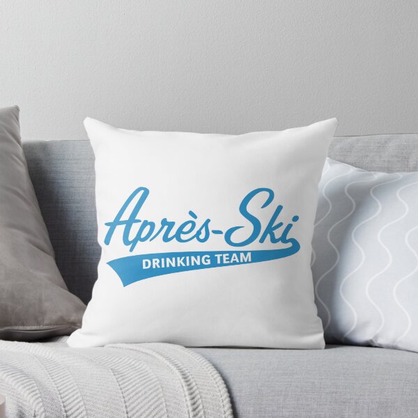 Item preview, Après-Ski – Drinking Team (Lettering / Apres Ski / Blue) designed and sold by MrFaulbaum.