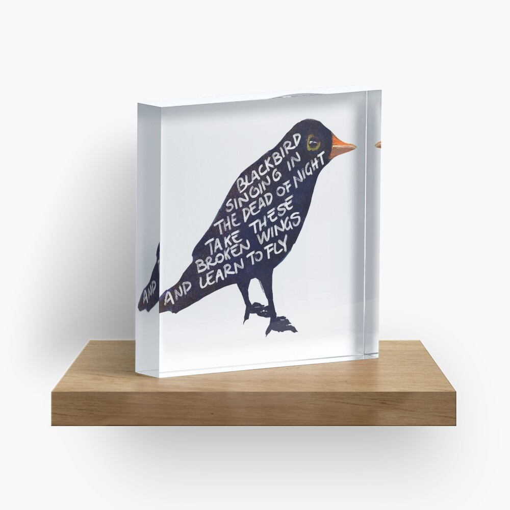 singing in the dead of night Acrylic Block