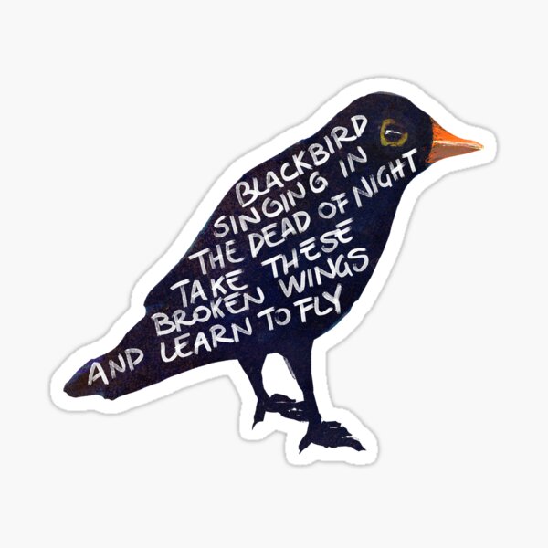 singing in the dead of night Sticker
