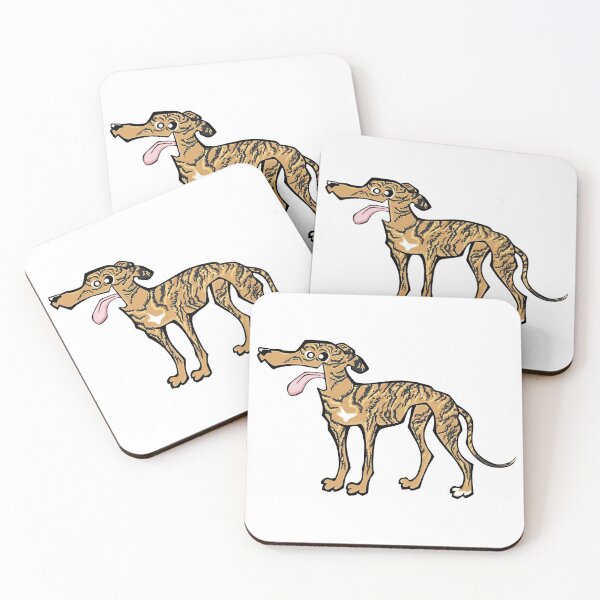 Item preview, Greyhound - Light Brindle (Full Body) WHITE BG designed and sold by TheChicken.