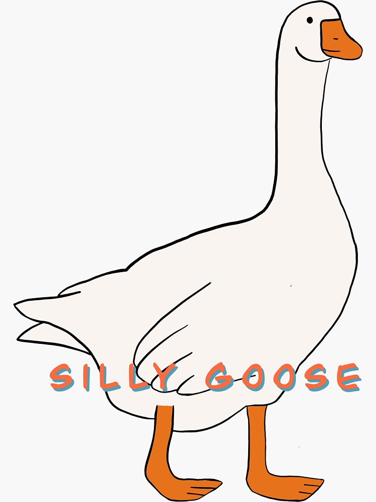 Artwork view, Silly Goose  designed and sold by BohemianBalance