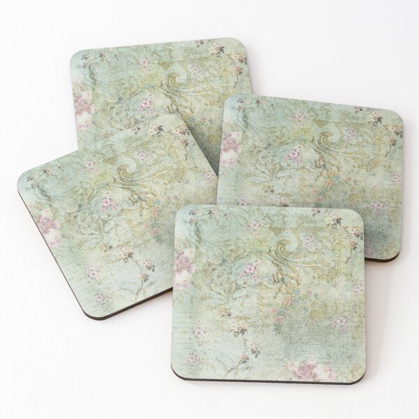 Item preview, Vintage French Floral Wallpaper designed and sold by J Marielle Designs.