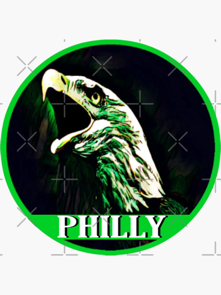 Philadelphia Eagles Retro Round - Sticker