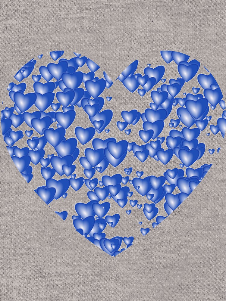 Blue heart pattern by starchim01