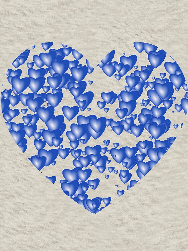 Blue heart pattern by starchim01