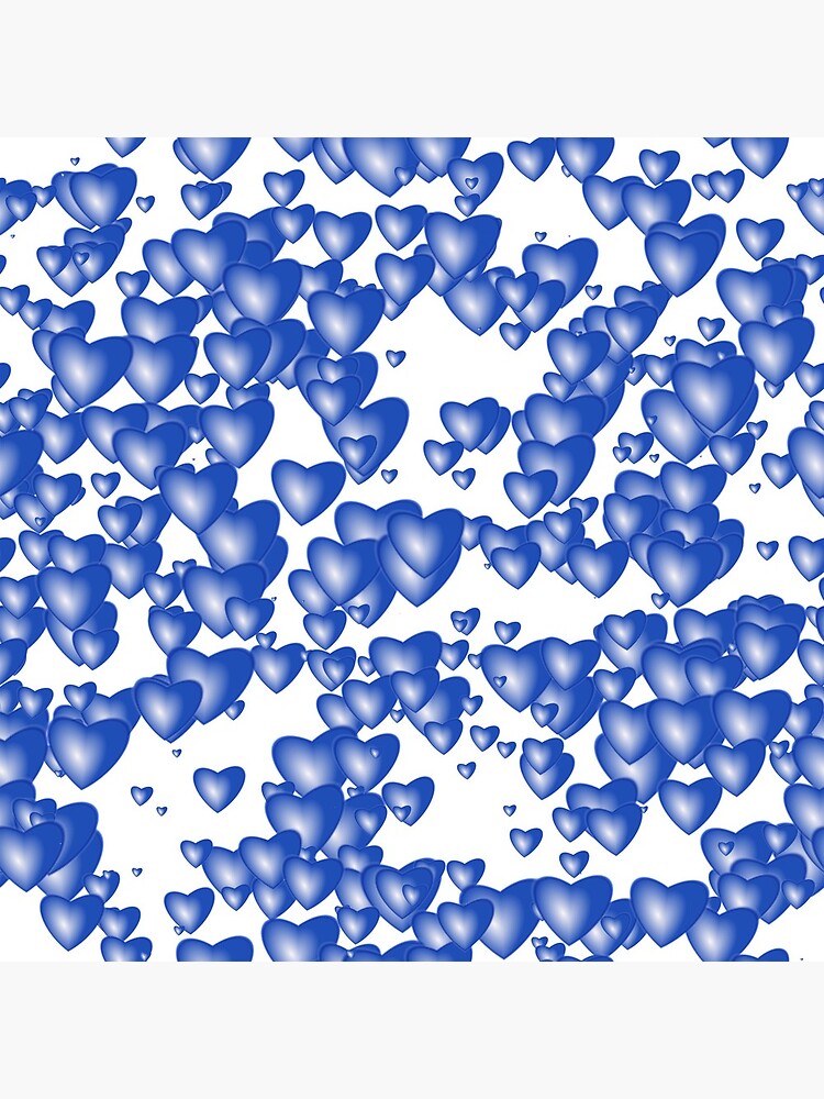 Blue heart pattern by starchim01