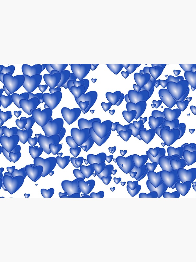 Blue heart pattern by starchim01