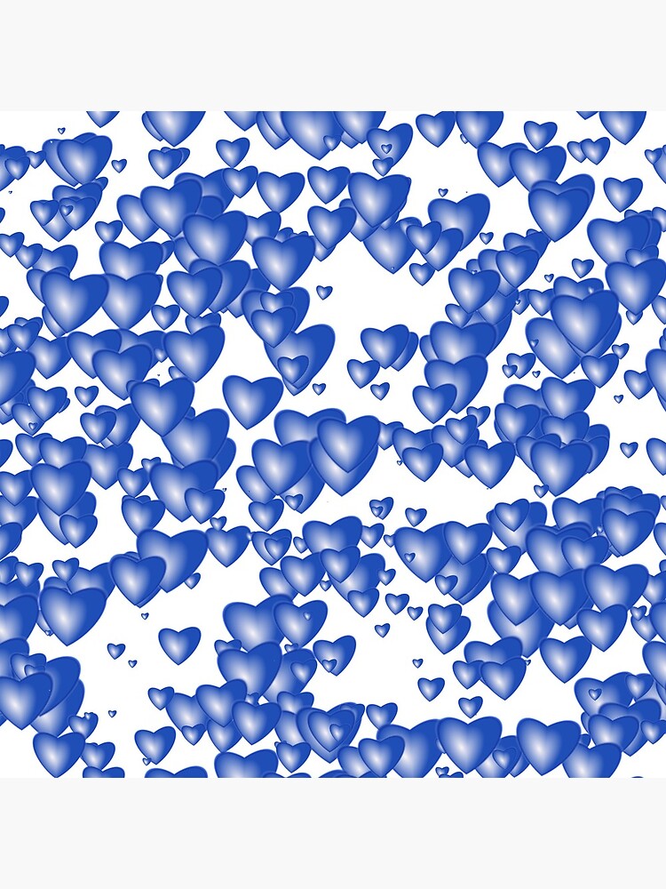 Blue heart pattern by starchim01