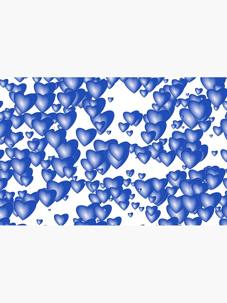 Blue heart pattern by starchim01