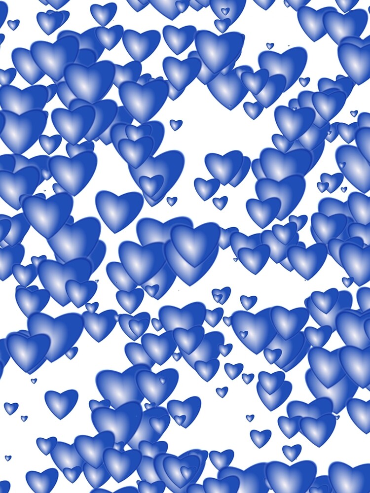 Blue heart pattern by starchim01
